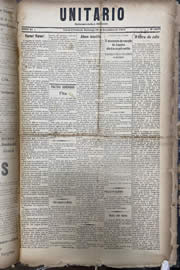 Página do jornal Unitário de dezembro de 1913