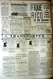 Página do jornal Unitário de julho de 1939