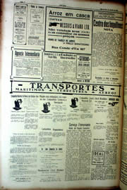Página do jornal Unitário de julho de 1939