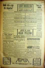 Página do jornal Unitário de agosto de 1939