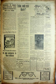 Página do jornal Unitário de agosto de 1939