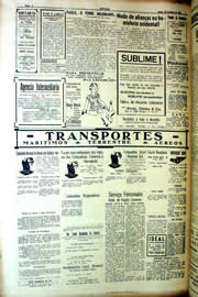 Página do jornal Unitário de agosto de 1939