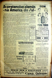 Página do jornal Unitário de agosto de 1939