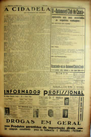 Página do jornal Unitário de outubro de 1939
