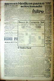 Página do jornal Unitário de outubro de 1939