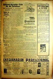 Página do jornal Unitário de outubro de 1939
