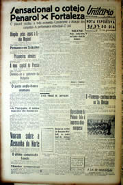 Página do jornal Unitário de outubro de 1939