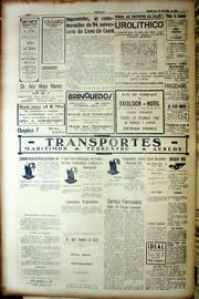 Página do jornal Unitário de outubro de 1939