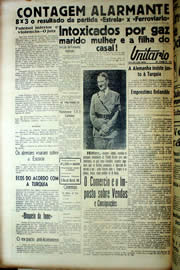 Página do jornal Unitário de outubro de 1939