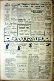 Página do jornal Unitário de outubro de 1939