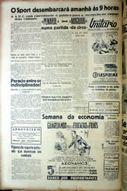 Página do jornal Unitário de outubro de 1939