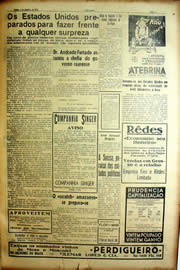 Página do jornal Unitário de novembro de 1939