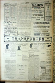 Página do jornal Unitário de novembro de 1939