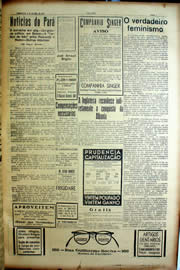 Página do jornal Unitário de novembro de 1939