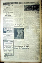 Página do jornal Unitário de novembro de 1939