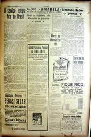 Página do jornal Unitário de novembro de 1939