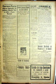 Página do jornal Unitário de novembro de 1939