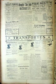 Página do jornal Unitário de novembro de 1939