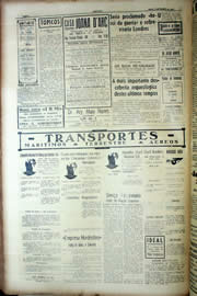 Página do jornal Unitário de dezembro de 1939