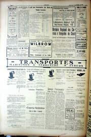 Página do jornal Unitário de dezembro de 1939