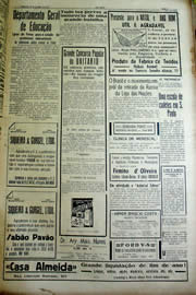 Página do jornal Unitário de dezembro de 1939