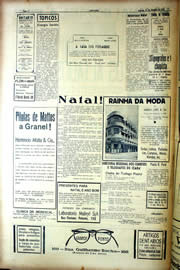 Página do jornal Unitário de dezembro de 1939