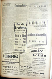 Página do jornal Unitário de dezembro de 1939