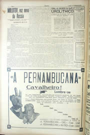 Página do jornal Unitário de dezembro de 1939