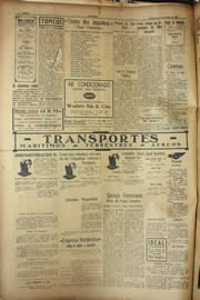 Página do jornal Unitário de fevereiro de 1940