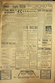 Página do jornal Unitário de fevereiro de 1940