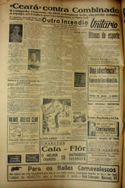 Página do jornal Unitário de fevereiro de 1940