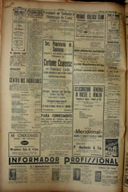 Página do jornal Unitário de fevereiro de 1940