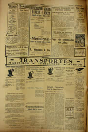 Página do jornal Unitário de fevereiro de 1940