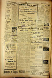 Página do jornal Unitário de fevereiro de 1940