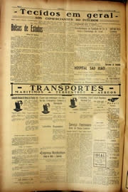 Página do jornal Unitário de fevereiro de 1940