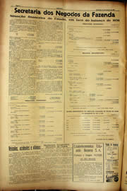 Página do jornal Unitário de fevereiro de 1940