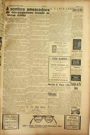 Página do jornal Unitário de fevereiro de 1940