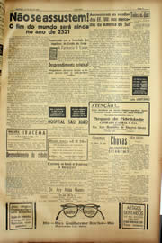 Página do jornal Unitário de março de 1940