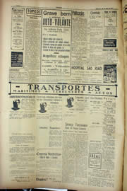 Página do jornal Unitário de março de 1940