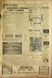 Página do jornal Unitário de março de 1940