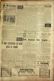Página do jornal Unitário de abril de 1940