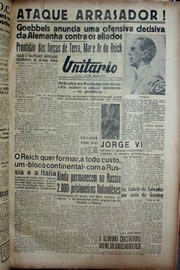 Página do jornal Unitário de abril de 1940