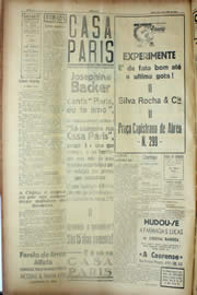 Página do jornal Unitário de abril de 1940