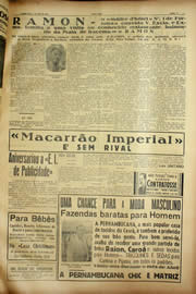 Página do jornal Unitário de abril de 1940