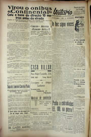 Página do jornal Unitário de abril de 1940