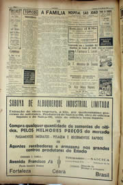 Página do jornal Unitário de abril de 1940