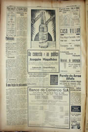 Página do jornal Unitário de abril de 1940