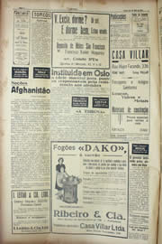 Página do jornal Unitário de abril de 1940