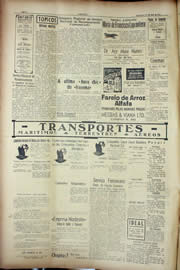 Página do jornal Unitário de abril de 1940