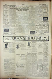 Página do jornal Unitário de abril de 1940